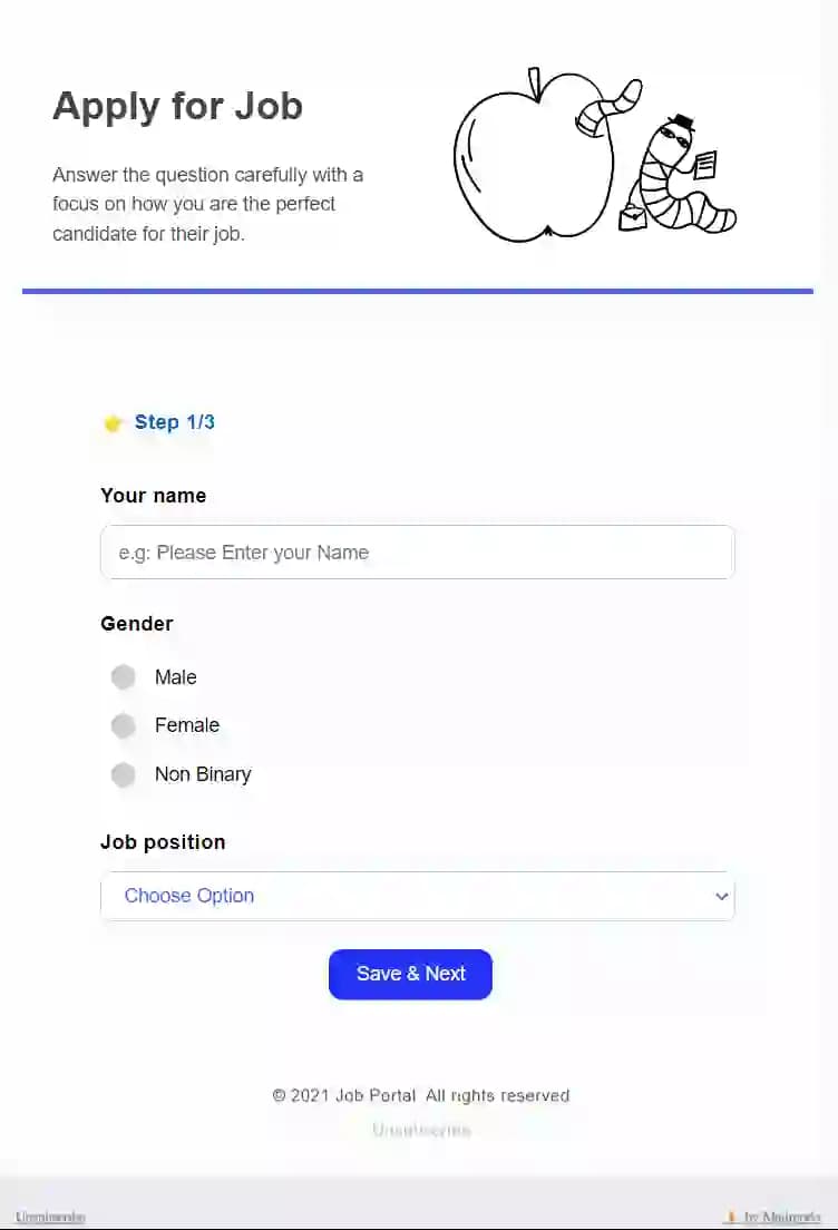 Free Multi-Step Form Email Template